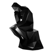Estátua - O Pensador 15cm Cor Preto Foto mini 1