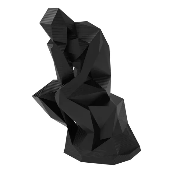 Estátua O Pensador Decoração The Thinker 20cm Foto 1