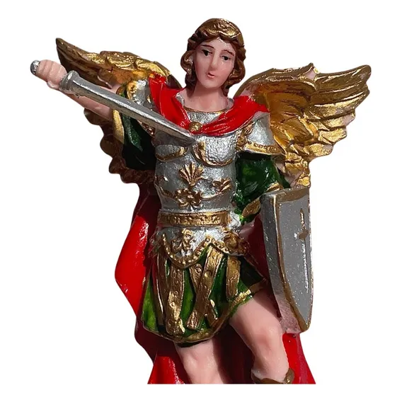 Estátua São Miguel Arcanjo Anjo Santo Decoração Imagem 743 Foto 1
