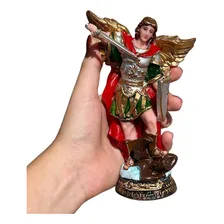 Estátua São Miguel Arcanjo Anjo Santo Decoração Imagem 743 Foto mini  3