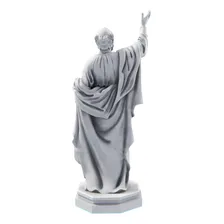 Estátua São Pedro Apóstolo Estatueta Imagem Católica Cor Cor Mármore Foto mini 4