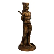 Estátua São Sebastião Estatueta Imagem Católica Cor Co Cobre Antigo Foto mini 2