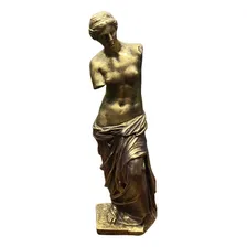 Estátua Venus De Milu - Decoração Resina Cor Dourado Foto  mini 1