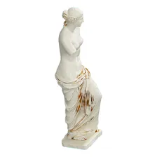 Estátua Vênus De Milo - Estatueta Imagem Cor Cor mármore dourado Foto mini 3