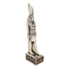 Estatueta De Horus Deus EgĂpcio Em Resina (29 Cm) Cor Mármore Envelhecido Foto mini 1