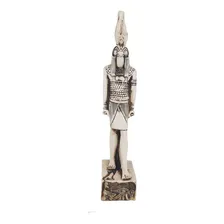 Estatueta De Horus Deus EgĂpcio Em Resina (29 Cm) Cor Mármore Envelhecido Foto mini 3