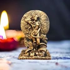Estatueta Deusa Lilith Na Base Pequena Em Resina Cor Dourada Foto mini 4