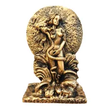 Estatueta Deusa Lilith Na Base Pequena Em Resina Cor Dourada Foto mini 1