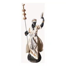 Estatueta Orixá Oxalá Em Resina Imagem Orixá Umbanda África Cor N/a Foto mini 1