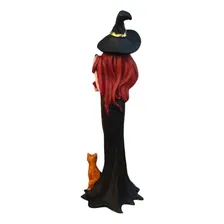 Estatueta Sabrina Bruxa Bruxinha Feiticeira Preto Foto mini 4