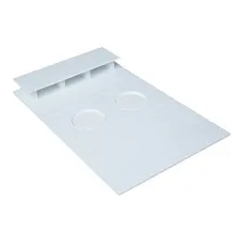 Esteira Bandeja Sofá FlexĂvel Porta Copos E Controle Branco Foto mini 1