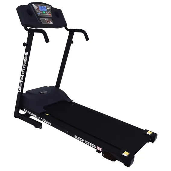 Esteira elétrica Dream Fitness Esteira black edition 2.5 127/220V cor preto Foto 1