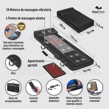 Esteira Massageadora Relaxmedic Shiatsu Vibração Aquecimento Bivolt Foto mini  2