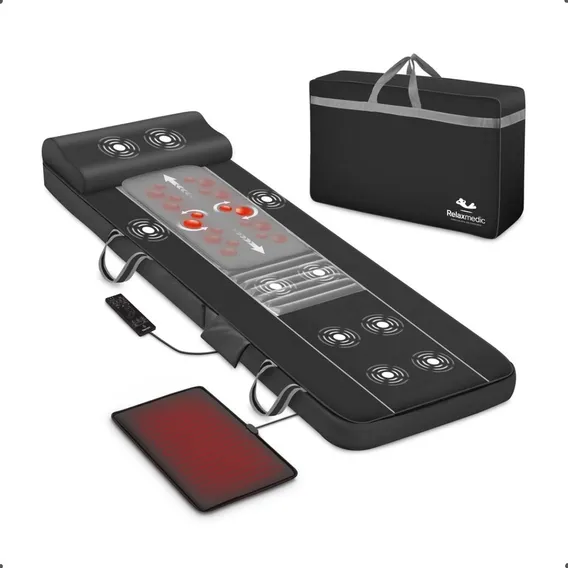 Esteira Massageadora Relaxmedic Shiatsu Vibração Aquecimento Bivolt Foto 1