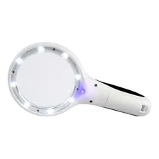 Estek 90mm Mini Lupa De Mão Para Estética Led Branco Foto mini 3