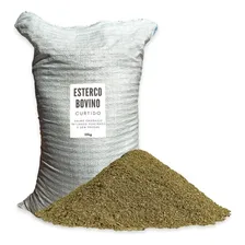 Esterco De Vaca Bovino Mudas Plantas Flores Horta 20kg Foto  mini 1