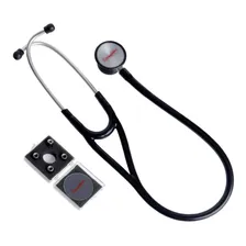 Estetosc贸pio Duplo Cardiol贸gico Profissional Em Inox Premium Foto mini 1