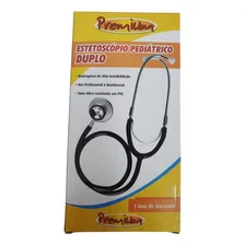 Estetoscópio Duplo Premium Adulto Infantil cor preto Foto mini  2