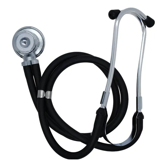 Estetosc贸pio Duplo Rappaport Supermedy - Adulto E Infantil Cor Preto Foto 1