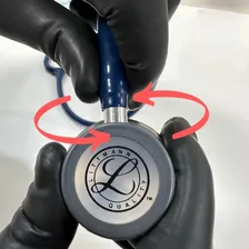 Estetoscópio Littmann Classic Iii Azul 5622 - 3m Foto mini  3