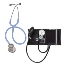 Estetoscópio Littmann Lightweight Azul 2454 + Esfigmo Pamed Foto  mini 1