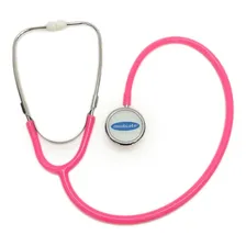 Estetoscópio Medicate Duplo - Cores Diversas Cor Rosa Foto  mini 1