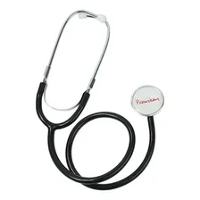 Estetoscópio Pediátrico Simples Preto Premium Foto mini 1
