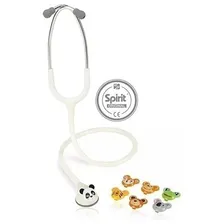 Estetoscópio Pediátrico Spirit Master Lite Fun Animal Branco Cor Branco Foto  mini 1