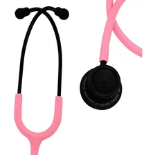 Estetosc贸pio Profissional Rosa Black Edition Spirit Foto mini 2