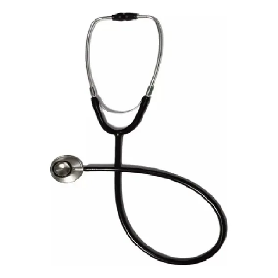 Estetoscópio Série Inox Profissional Adulto Md Cor Preto Foto 1