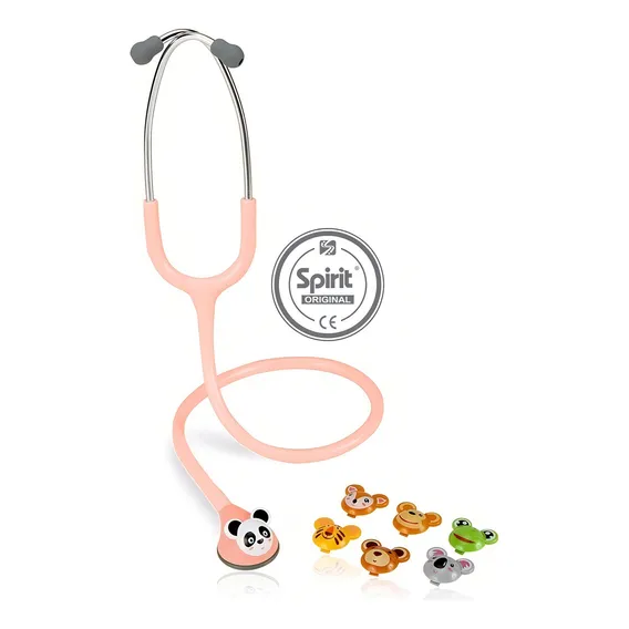 Estetoscópio Spirit Md Master Lite Animal Pediátrico Rosa Foto 1