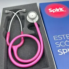 Estetoscópio Spirit Md Pro-lite Adulto Magenta Perolizado Foto mini  3