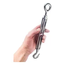Esticador Com Olhal Aço Inox 12mm Cabo Aço Corrente 900kgf Foto mini 2