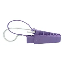 Esticador Cunha Cabo Drop Alça Plástica Roxo C/ 50 Pçs Foto mini 1