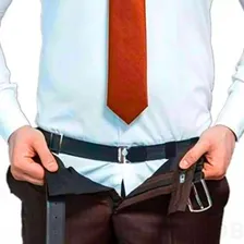 Esticador De Camisa Social Prende Camiseta Dentro Da Calça Cor Preto Foto mini 1