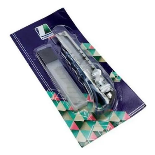 Estilete Multiuso Com 5 Laminas Refil - Tx-05 - Lanmax Foto 1