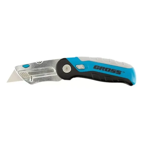 Estilete Trapezoidal Dobrável 18mm - Gross Foto 1