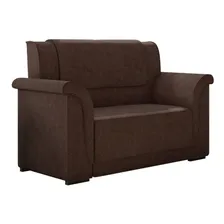 Estofados Itália Sofá Marrom Suede Foto mini  3