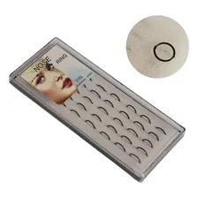 Estojo 40 Piercing De Argola Silicone Cor Preto Para Nariz Foto mini 3