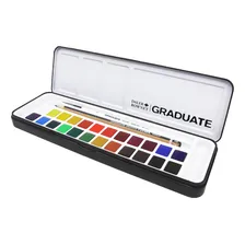Estojo Aquarela Daler Rowney Graduate 24 Half Pan + Acessori Foto mini 1