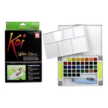 Estojo Aquarela Sakura Koi 36 Cores + Pincel Foto mini 1