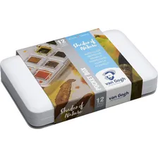 Estojo Aquarela Talens Van Gogh 12 Cores Tons Da Natureza Foto mini 4