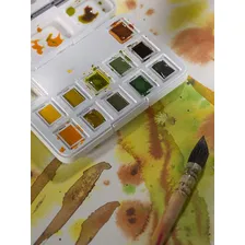 Estojo Aquarela Talens Van Gogh 12 Cores Tons Da Natureza Foto mini 2