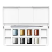 Estojo Aquarela Winsor & Newton Cotman Metálicas 08 Cores Foto mini  3
