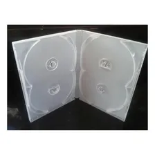 Estojo Box Dvd Transparente Quadruplo 50 Unidades Foto mini 1