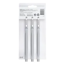 Estojo Caneta Nanquim Winsor & Newton 3 Pontas Cinza Foto mini 2