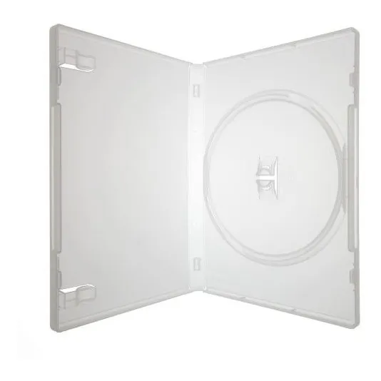 Estojo Capa Caixa Box Porta Dvd Transparente - Pcte C/ 10 Un Foto 1