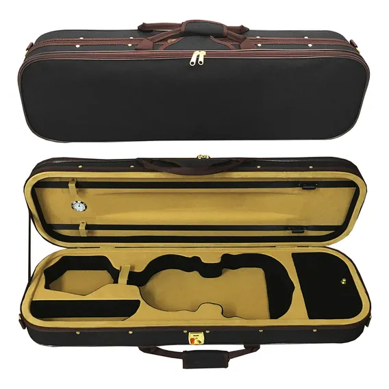 Estojo Case Retangular Térmico Violino 4/4 Com Alças Luxo Foto 1