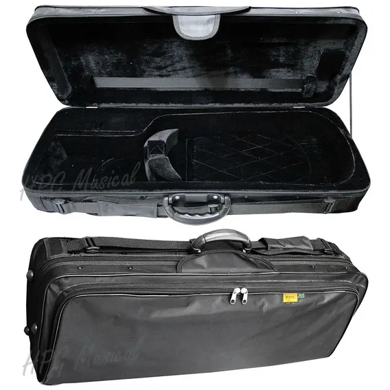 Estojo Case Viola De Arco Kloss Retangular Preto Foto 1
