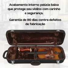 Estojo Case Violino Antoni Marsale Edge Retangular Preto 4/4 Foto mini 4